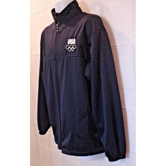 USA Olympic Committee Mens Embroidered Full Zip Jacket Coat Size XL - Picture 6 of 8